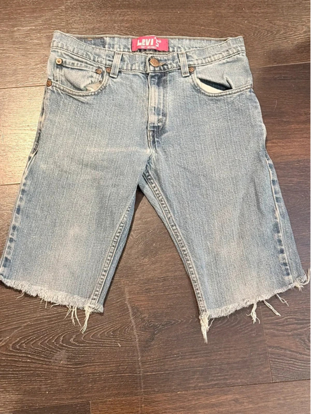 Levi’s 511 Skinny Denim Cutoff Shorts Boys Size 18 Regular 1368
